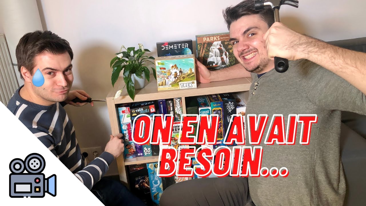 On monte un nouveau meuble pour notre ludothèque (ça tourne mal...) - Jupitovlog #2