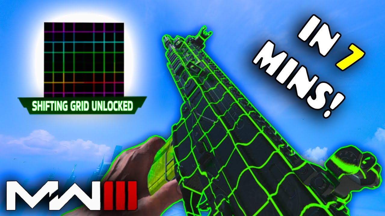 EASILY BEAT Get Higher In UNDER 10 Minutes MW3 (Animated Shifting Grid Camo)