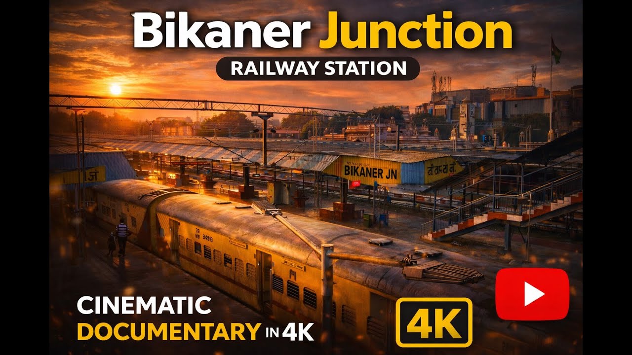 Bikaner Junction Railway Station | Rajasthan | Documentary Video | Cinematic 4K