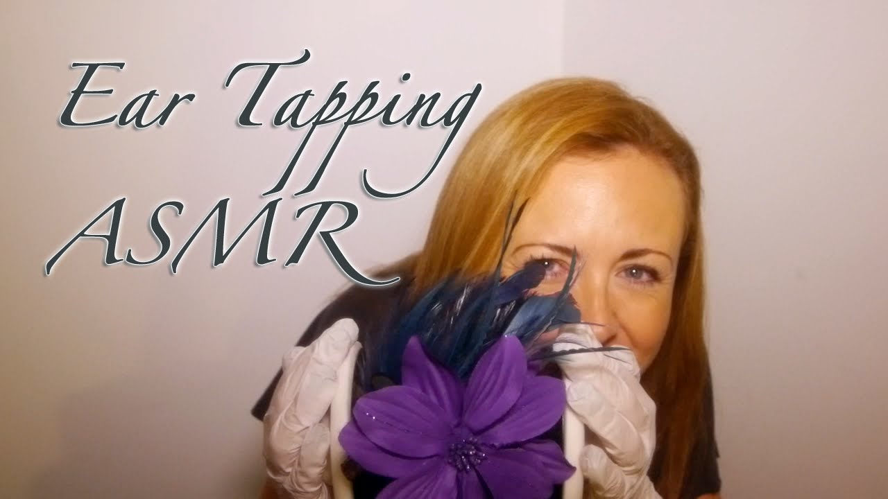 Binaural ASMR Ear Tapping ~ Sticky Fingers & Crinkly Gloves ~ ASMR Whisper