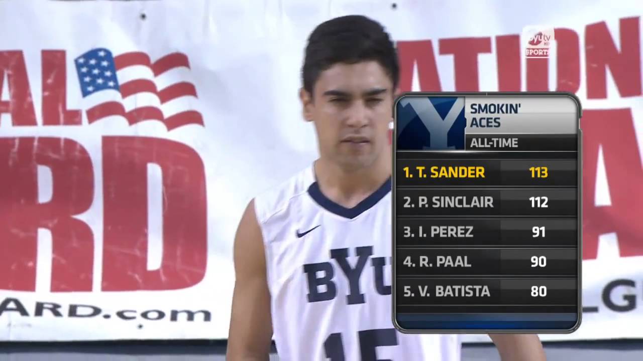 Taylor Sander All Time Ace Leader