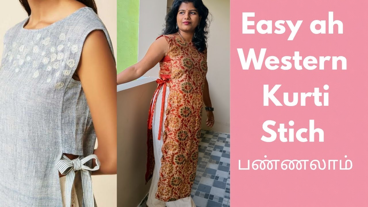 Western wear Kurti easy ah stich பண்ணலாம் வாங்க ✂️ / 
