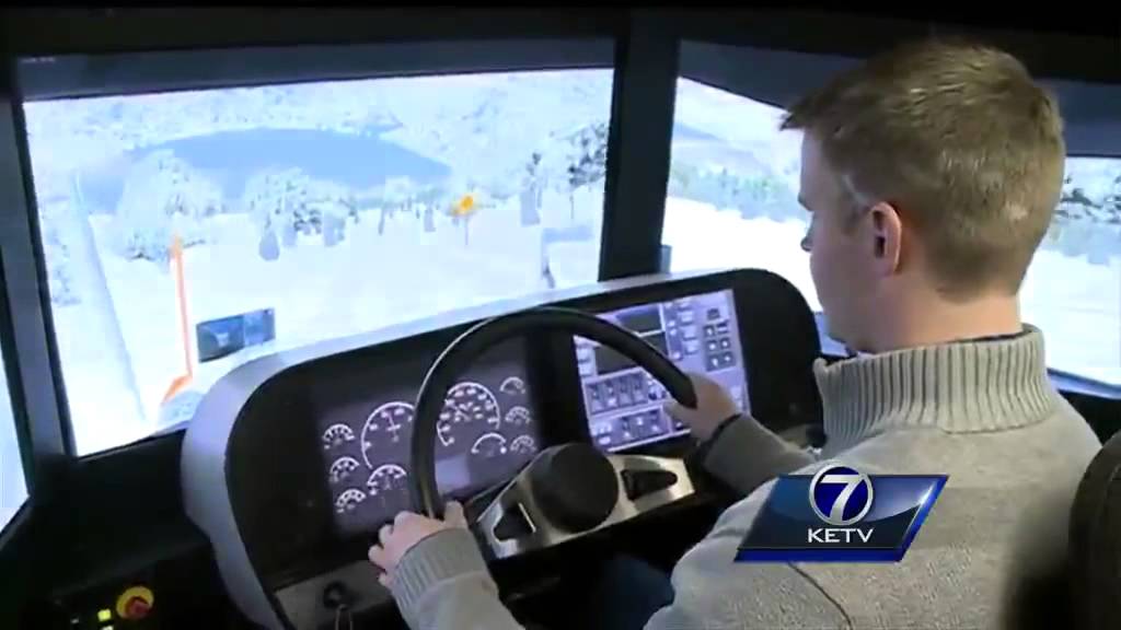 IDOT simulator shows hazards faced by snowplow drivers