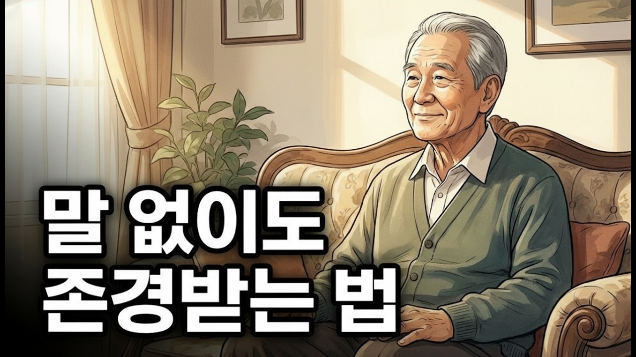 나이 들수록 입 닫고 '이것' 하세요, 죽은 인복도 되살아납니다