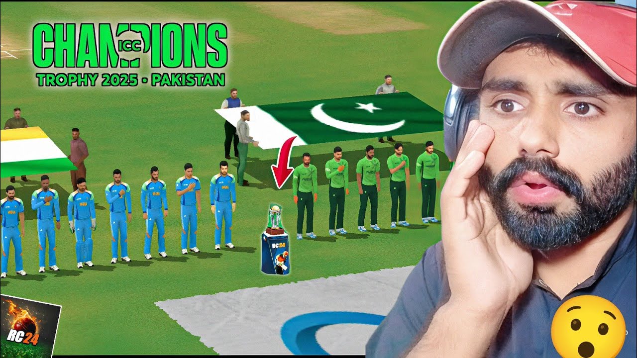 THIS FIGHT FOR SEMI FINAL🥵PAKISTAN VS INDIA CHAMPIONS TROPHY 2025 RC24 GAMEPLAY IN HINDI URDU