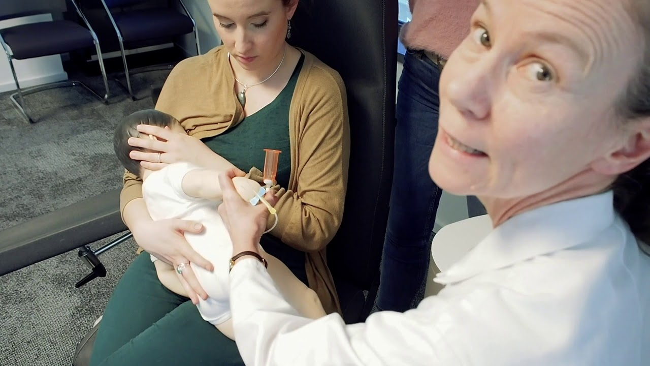 Ketterthill Formation pédiatrique : La prise de sang chez un bébé