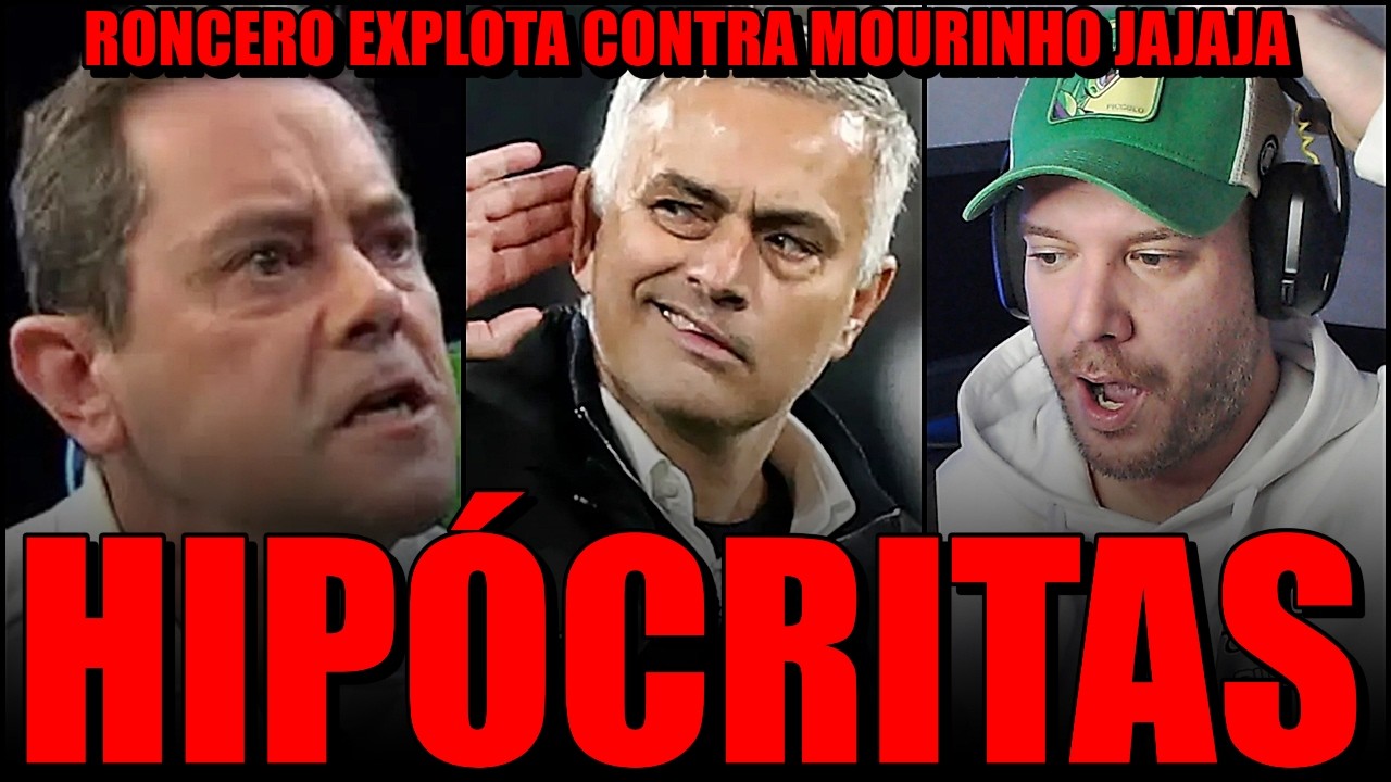 💥🔥 *HIPÓCRITAS* TOMÁS RONCERO EXPLOTA DE FORMA LAMENTABLE CONTRA MOURINHO PARA DEFENDER A VINICIUS
