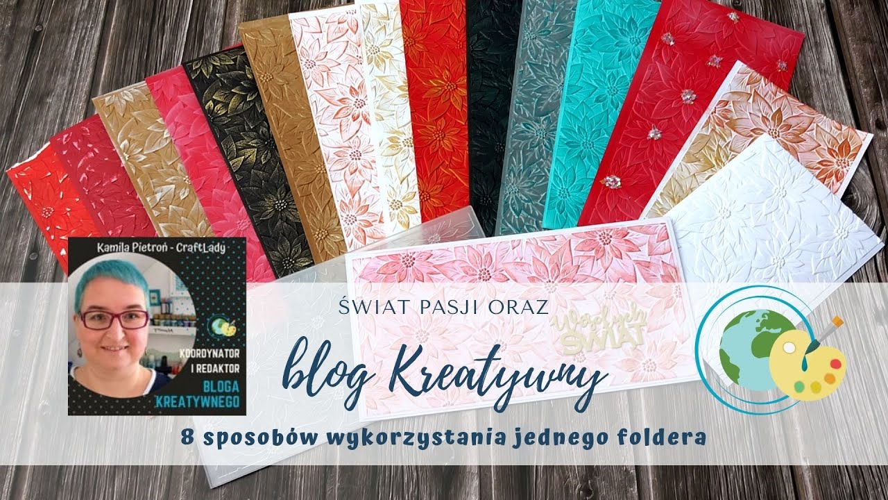 8 sposobów wykorzystania jednego foldera do embossingu