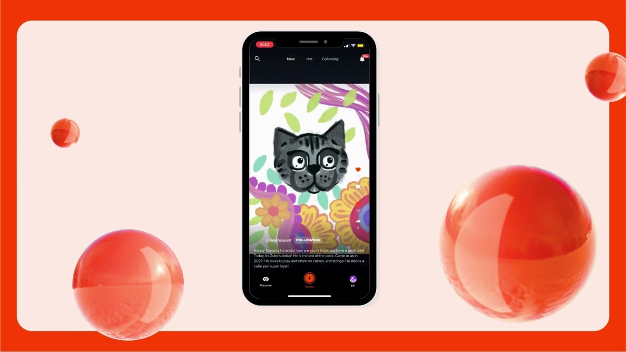 Furrend Creator Spotlight: Gracie Weissler #cat #art #creatorspotlight