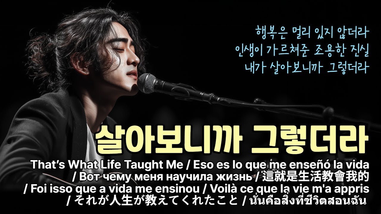 《살아보니까 그렇더라》 That’s What Life Taught Me, 행복은 멀리 있지 않더라, 인생이 가르쳐준 조용한 진실, 고독도, 행복도 결국 나에게서 시작된다. 강찬