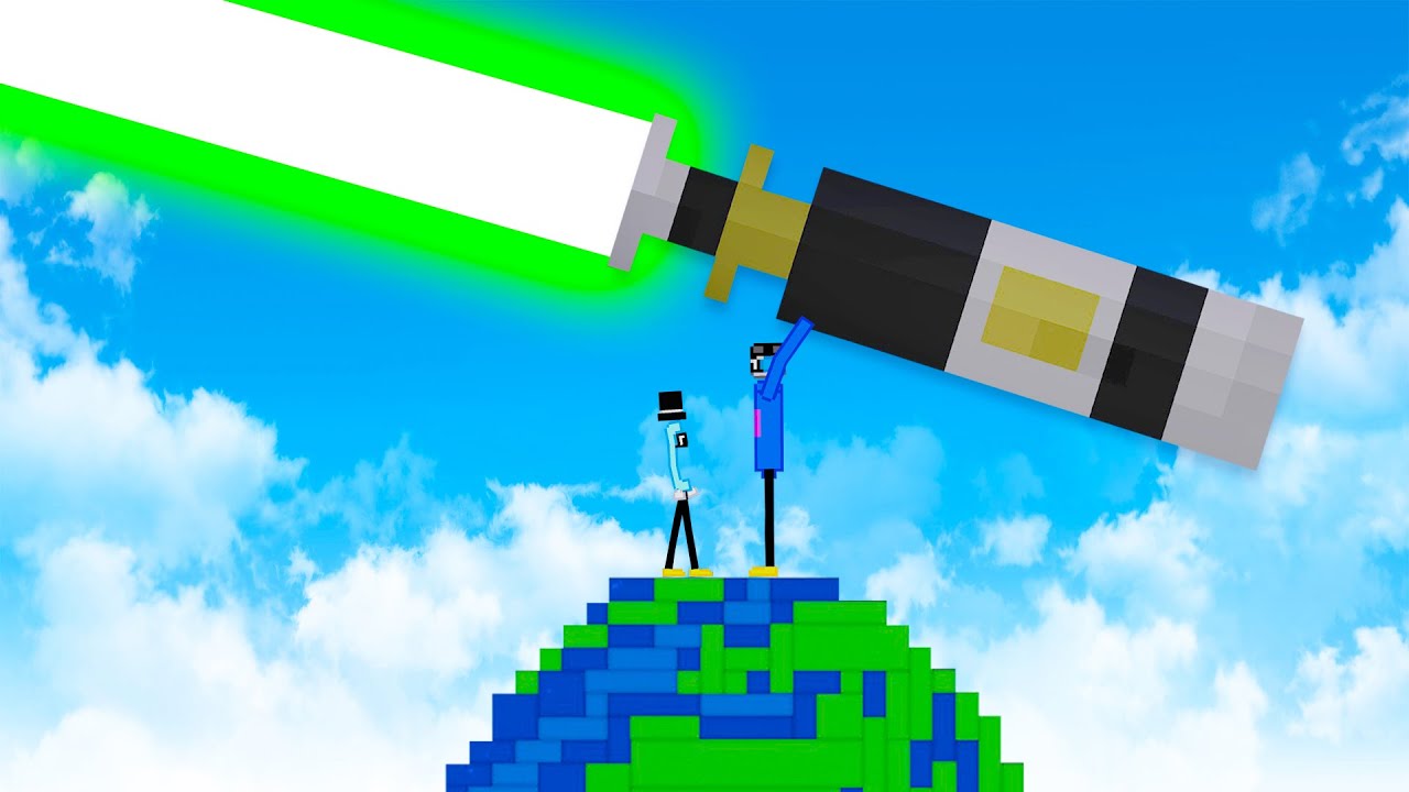 We Create Planet Sized Lightsabers and Destroy Everything in People Playground!