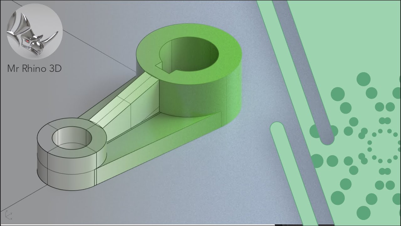 Tutorial Rhino 3D /  Dibujo Mecánico / Sólido 1