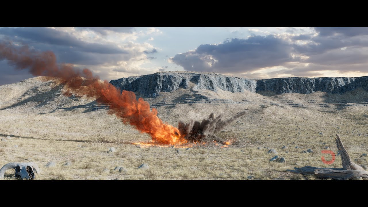 Ground Impact Effect in Houdini