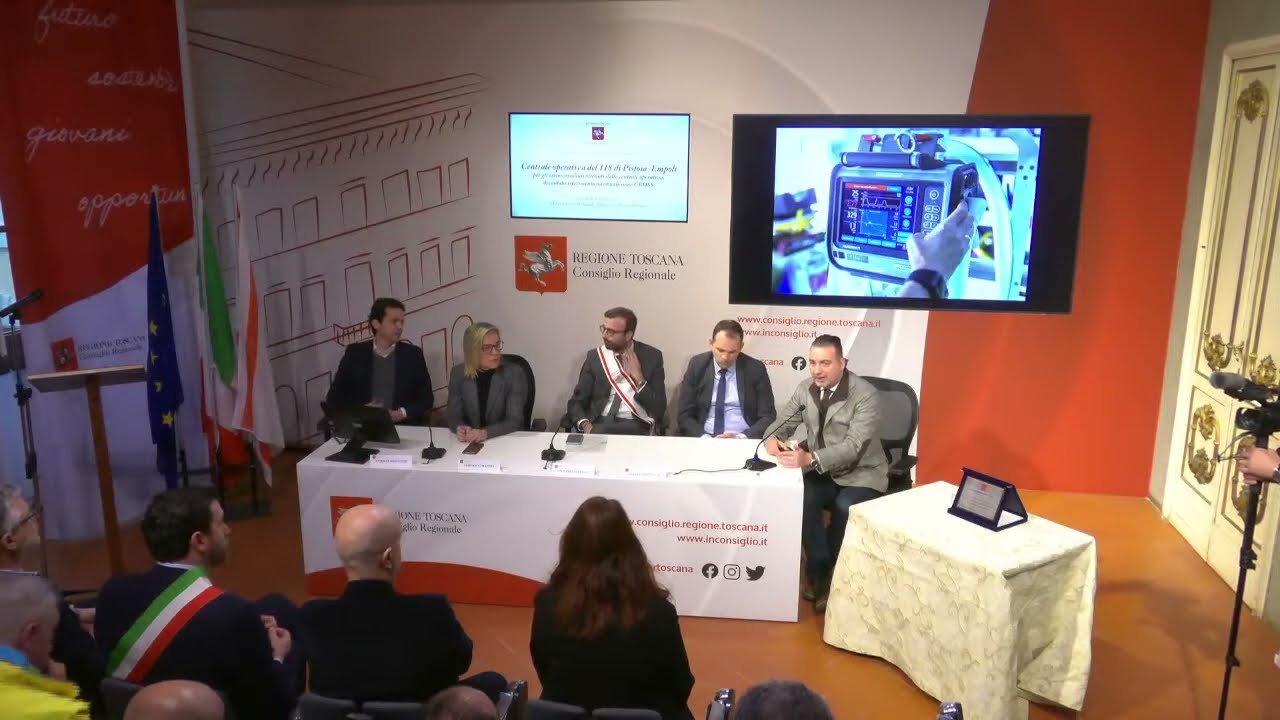 Diretta live dal Palazzo del Pegaso di Firenze, Coordinamento Regionale Maxiemergenze