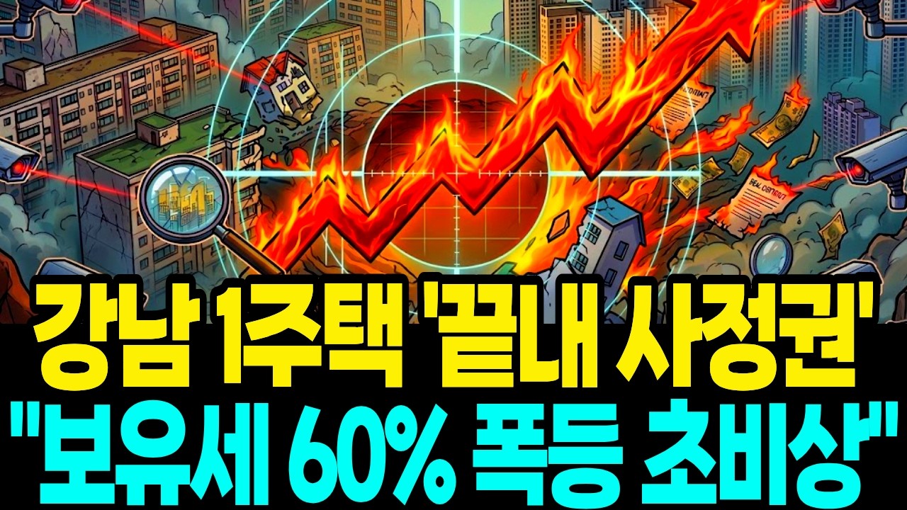 강남, 1주택 ‘끝내 사정권’ …“보유세 60% 폭등 초비상”