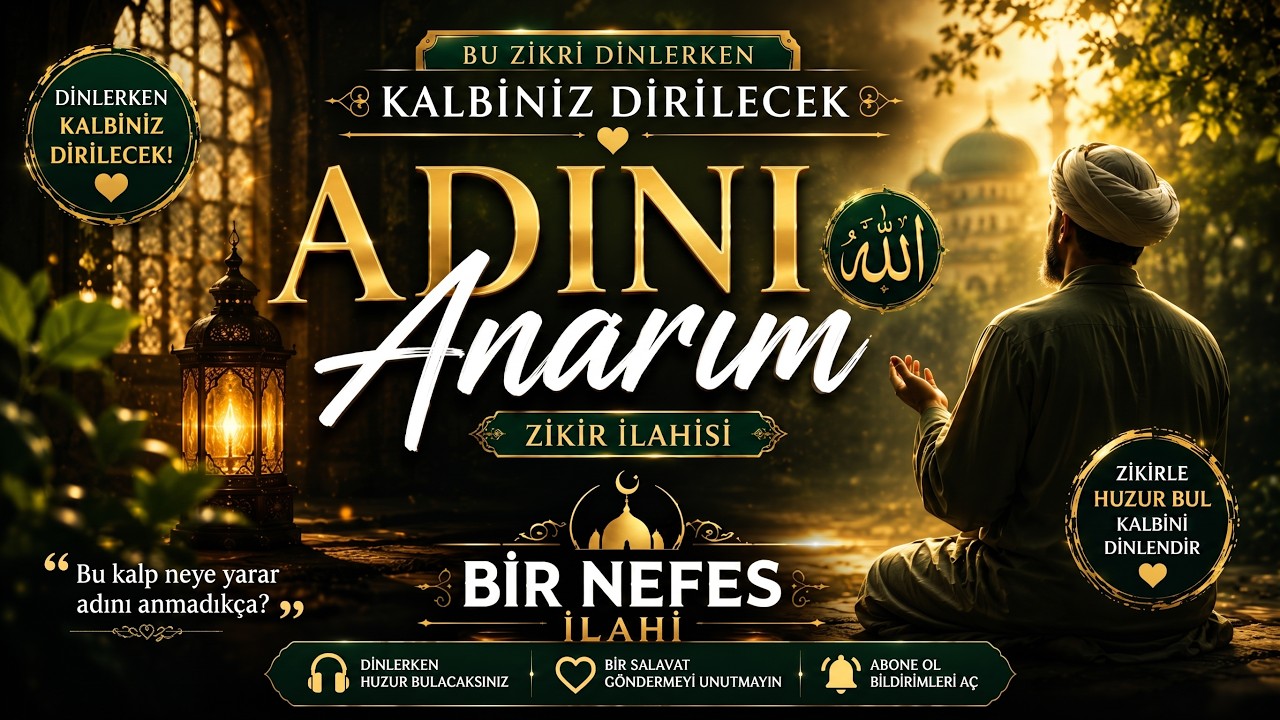 Adını Anarım | Zikirli İlahi | Bir Nefes İlahi #ilahi