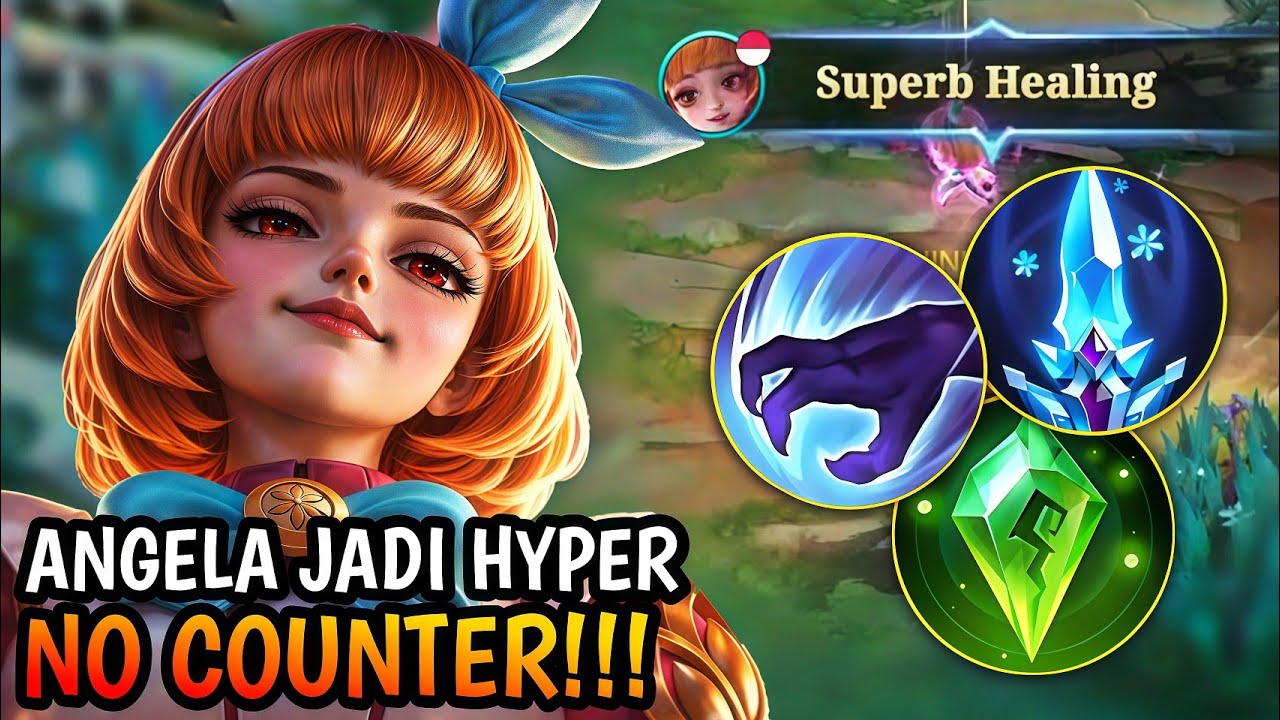 LAIN KALI BAN ANGELA YA❗INI DIA ANGELA BUILD HYPER CARRY TERSAKITI 2026| MLBB