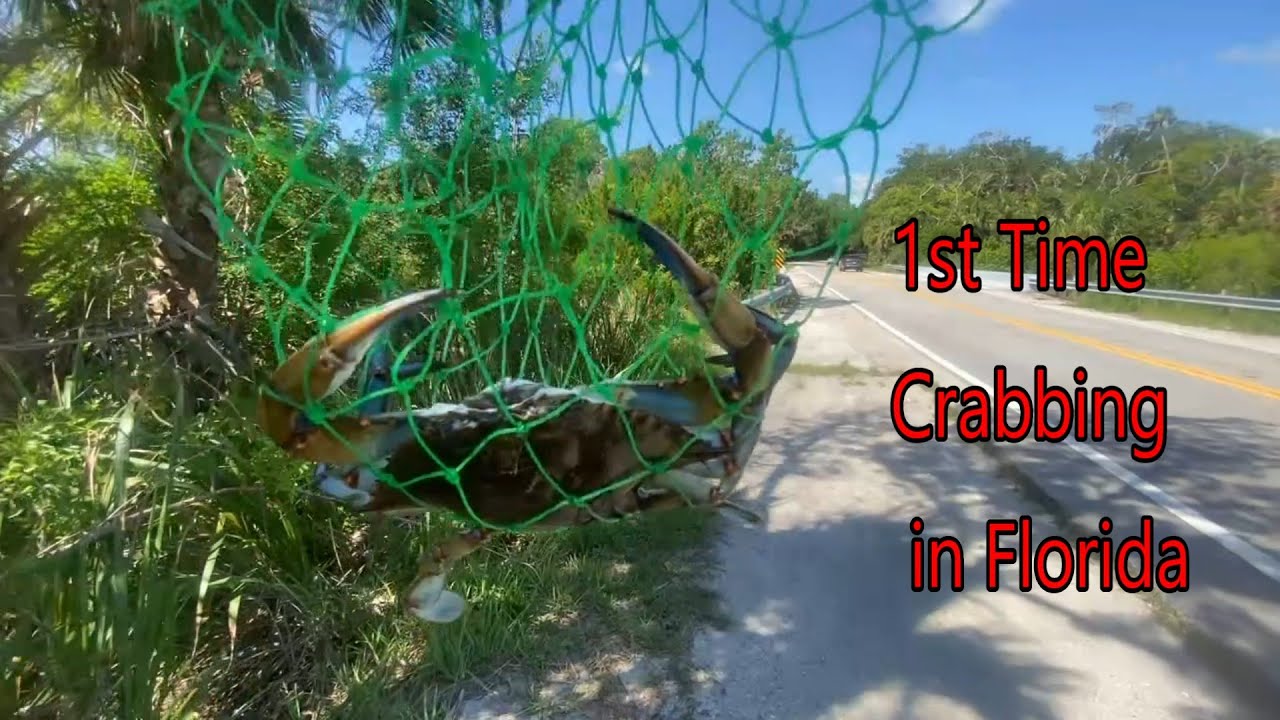 Our First Time Crabbing in Florida-Near Flagler Beach.