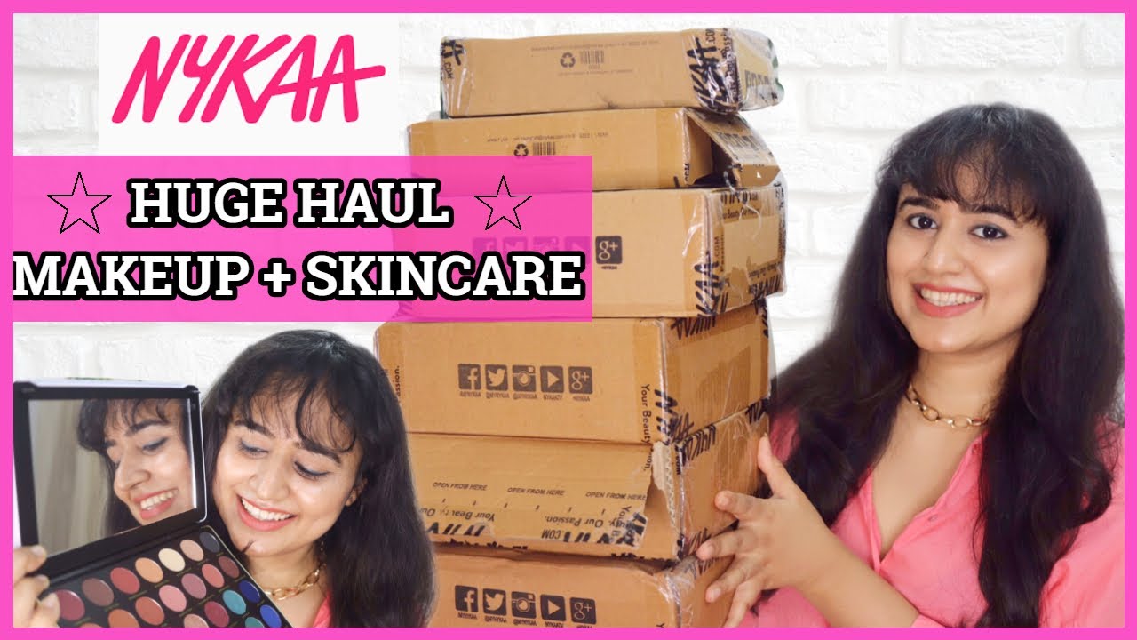 *HUGE* NYKAA HAUL | Nykaa hot pink sale 2020 recommendations