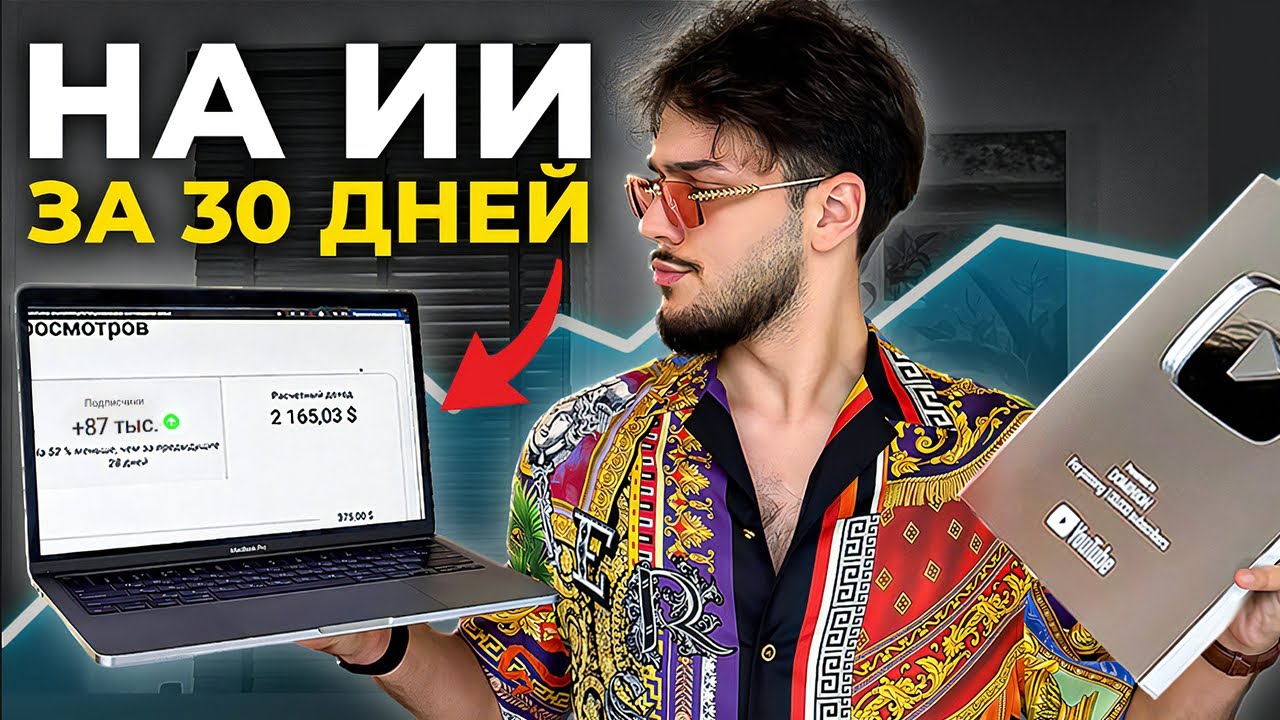 Я делал ИИ контент 30 дней и заработал 2,165$. вот что Я для этого сделал