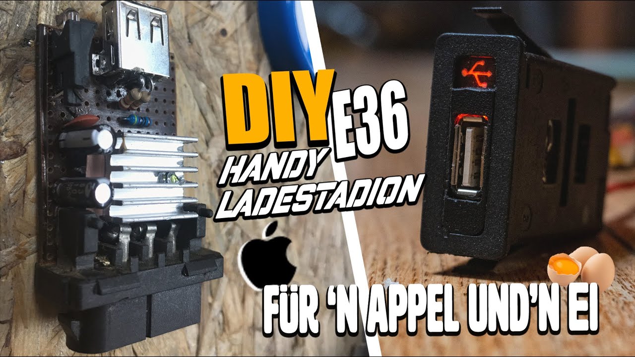 BMW E36 | Car | USB 5V Charging Station | DIY | Second Generation