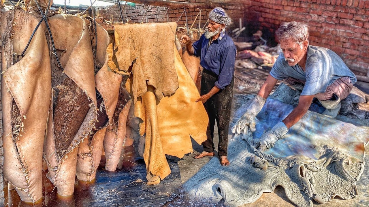 100 Years Ago How Leather Was Produced | Process From Cowhide To Leather