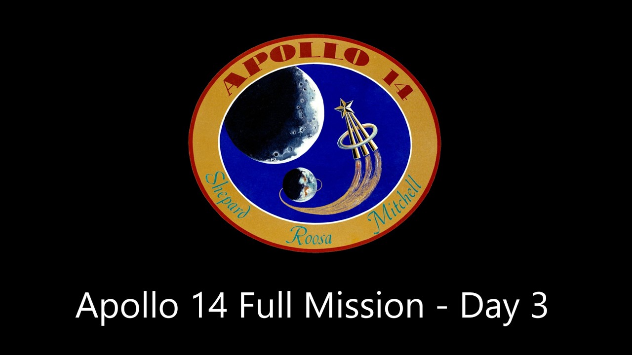 Apollo 14 - TV and LM Inspection - Complete Day 3 Coverage (Full Mission 5)