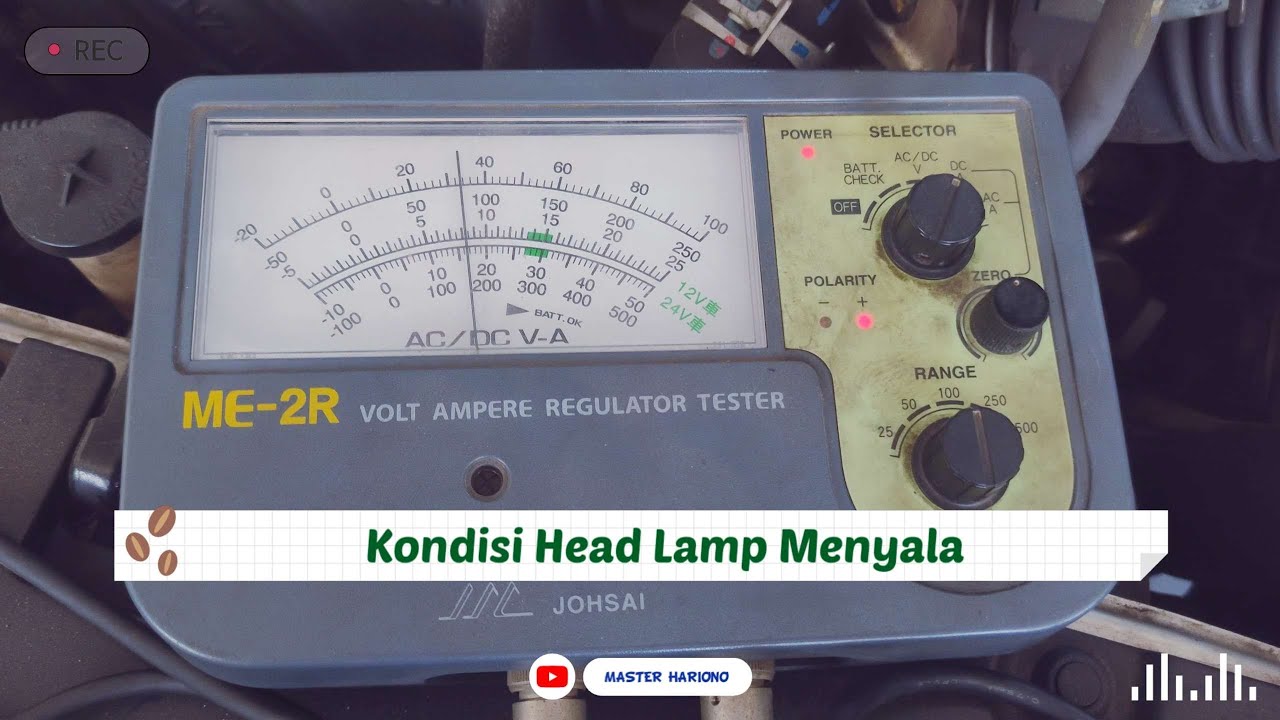 Pemeriksaan Kuat Arus Pengisian Alternator / Dinamo Ampere Ke Aki Mobil
