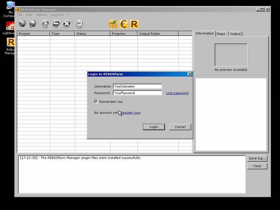 RebusFarm.com free Farminizer with Lightwave