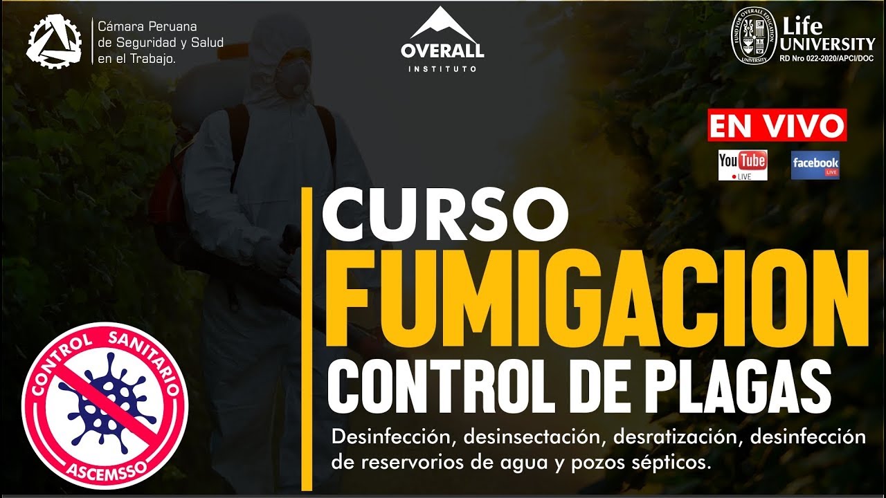 CURSO FUMIGACIÓN Y CONTROL DE PLAGAS - CLASE I