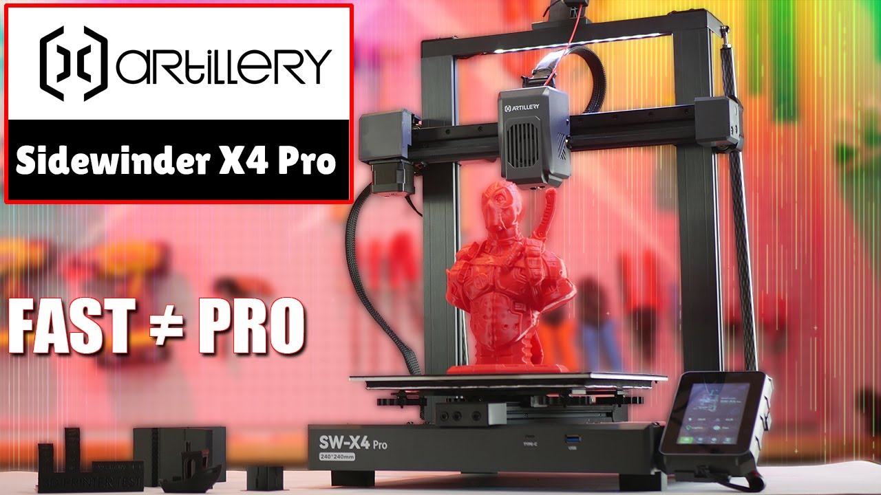 Artillery Sidewinder X4 Pro Review! Professional or Problematic?