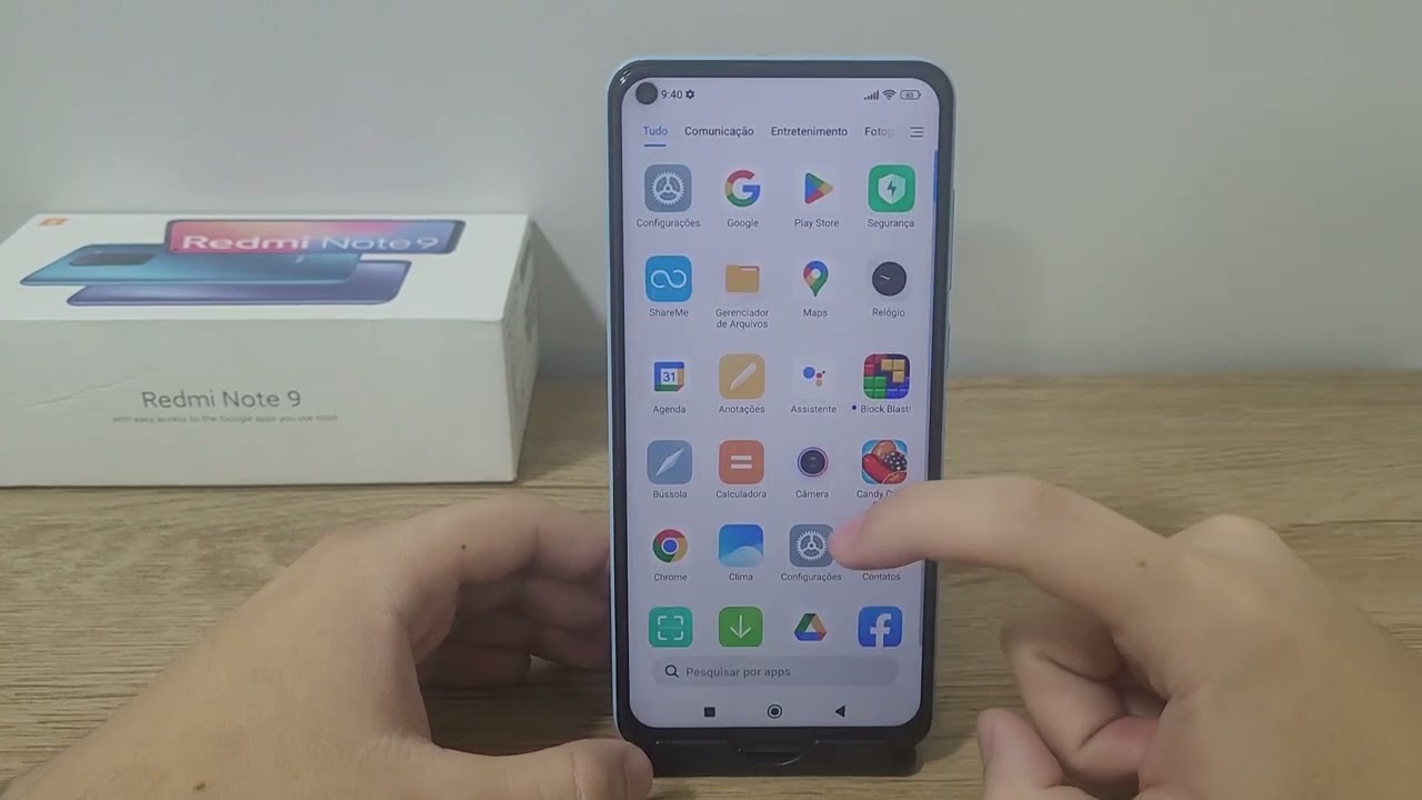 Como restaurar teclado no Redmi Note 9, 9S, 9T, 9 Pro e 9 Pro Max