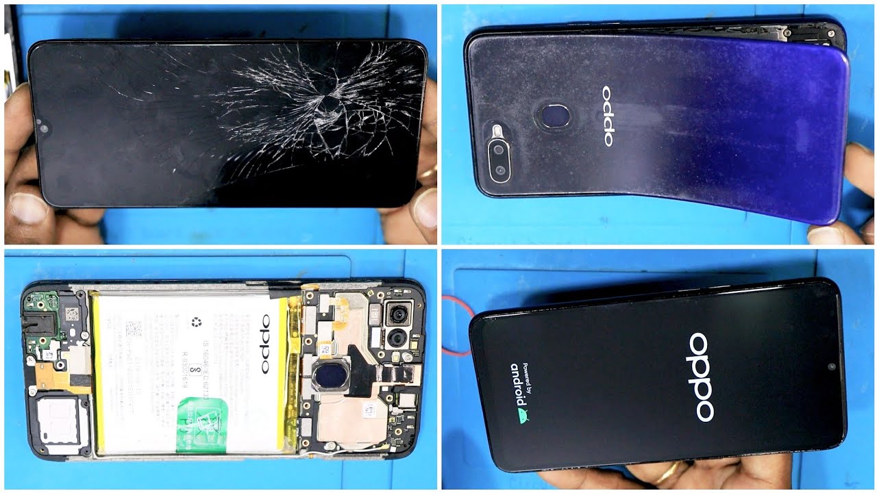oppo f9 pro display change / disassembly / oppo f9 pro combo change / back panel open
