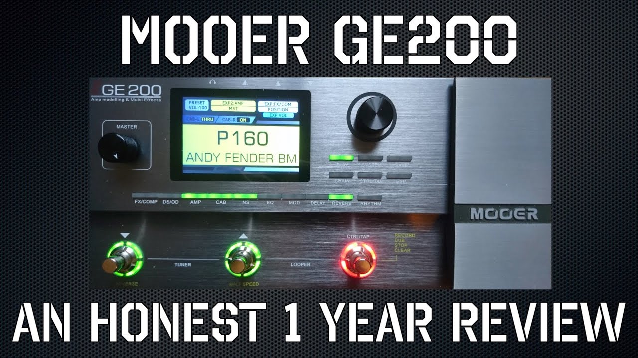 Mooer GE200 — честный обзор за 1 год (и БЕСПЛАТНАЯ загрузка предустановок)