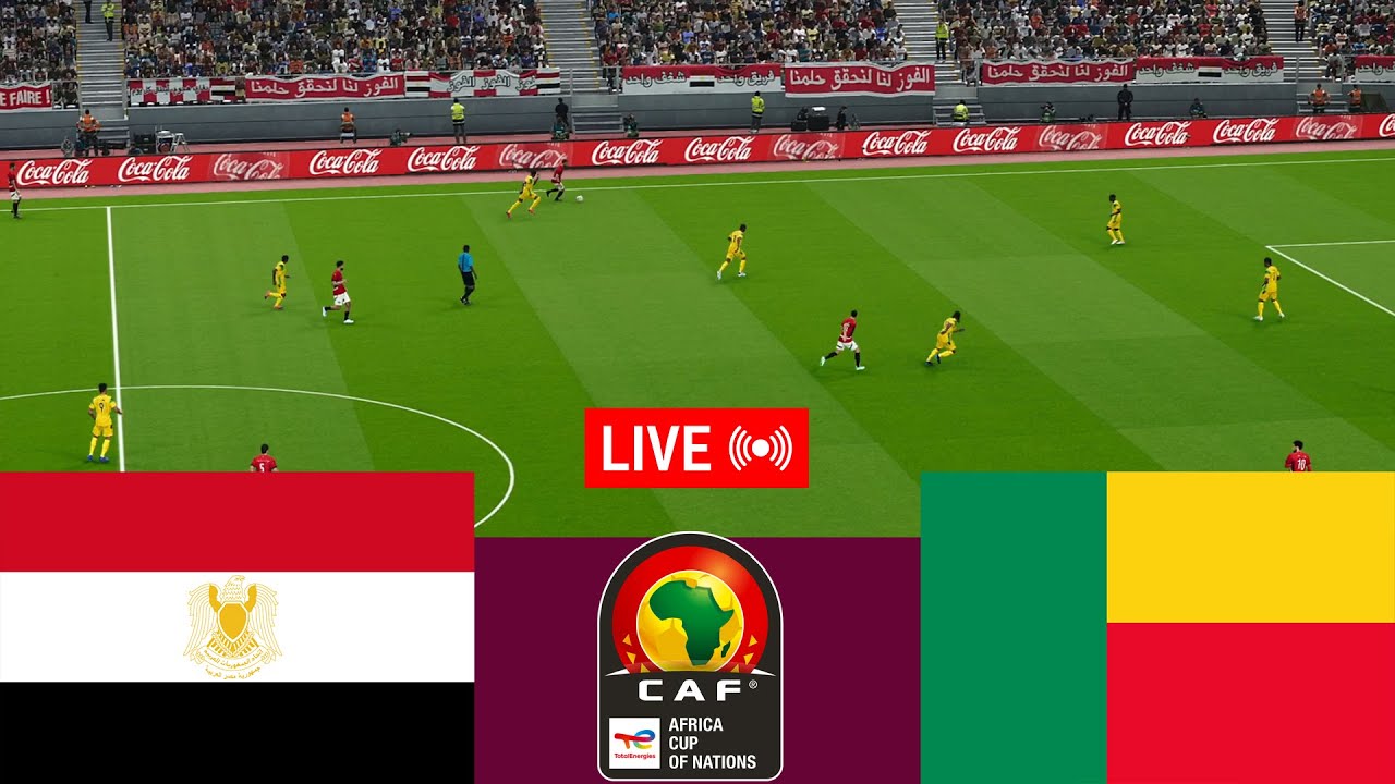 مباراة مصر وبنين مباشرة ⚽ كأس الأمم الأفريقية 2025 - محاكاة لعبة فيديو