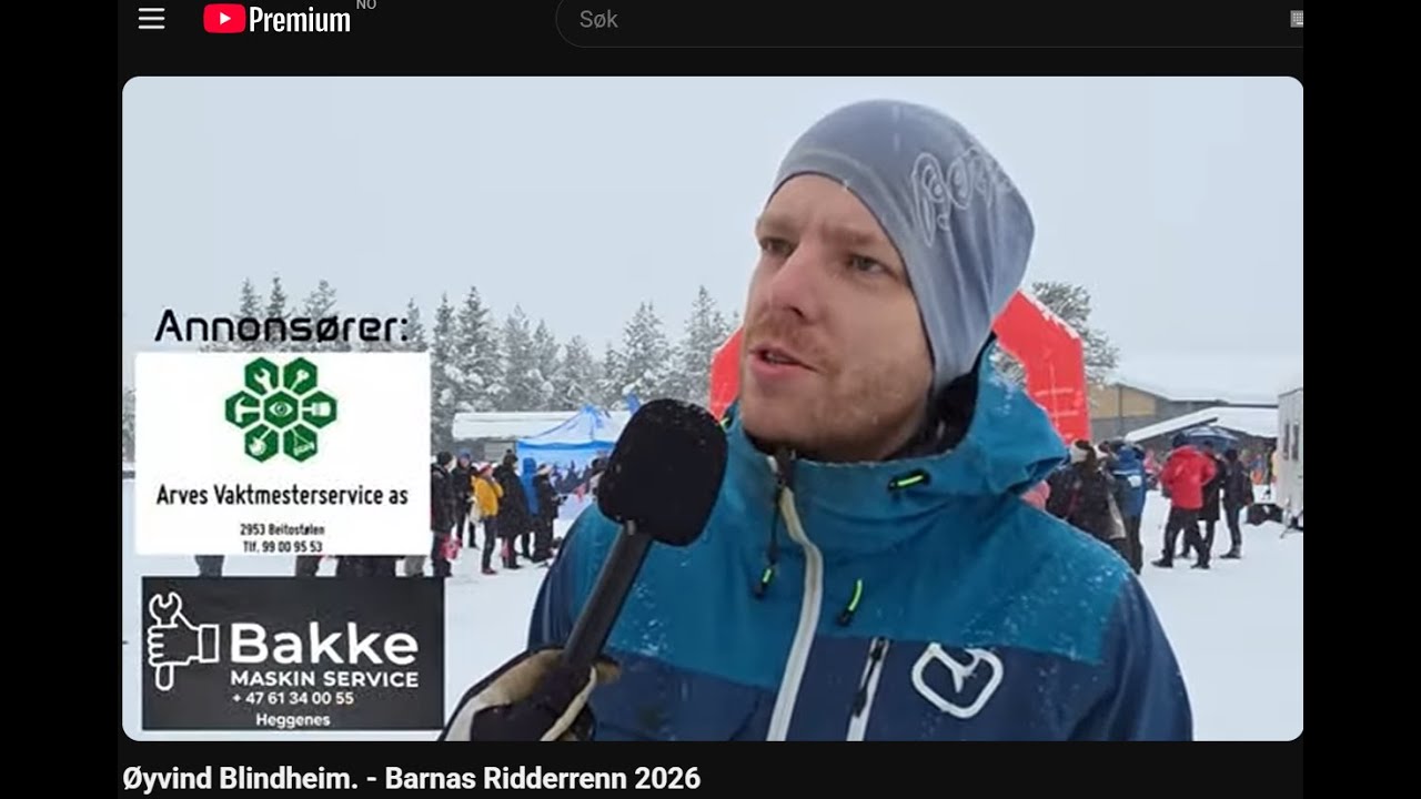 Øyvind Blindheim. -Barnas Ridderrenn 2026