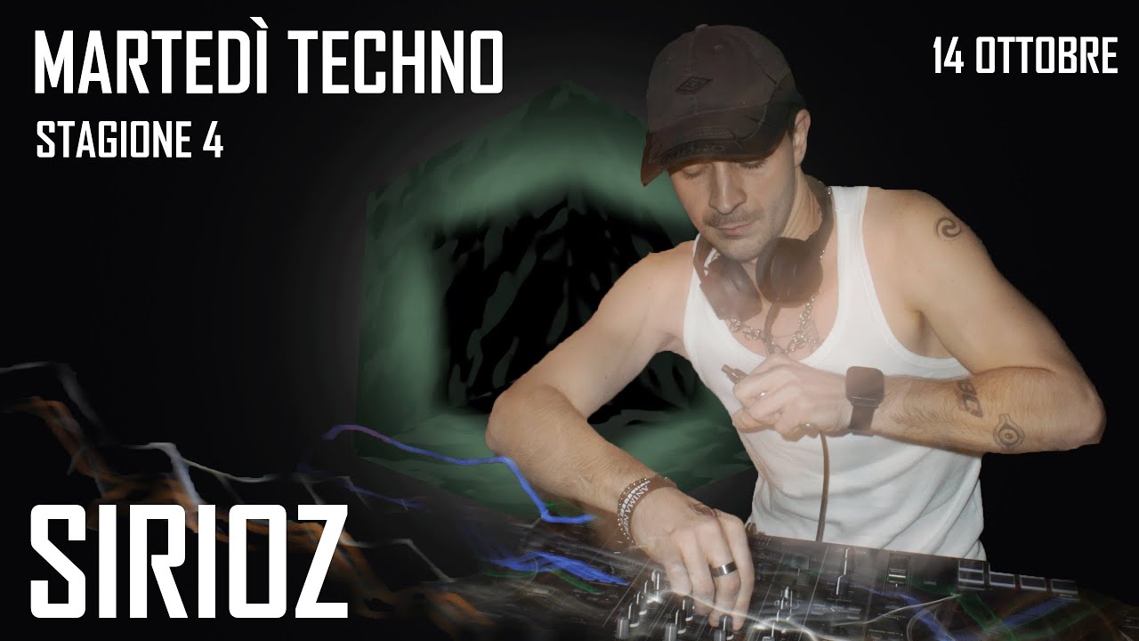 🎧 Sirioz &ndash; DJ Set @ Marted&igrave; Techno | Bonasera (Modena - Centrale 66) 14/10/25