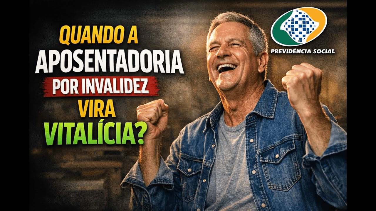 APOSENTADORIA POR INVALIDEZ VITALÍCIA? Quando o INSS NÃO PODE mais cortar o benefício #inss