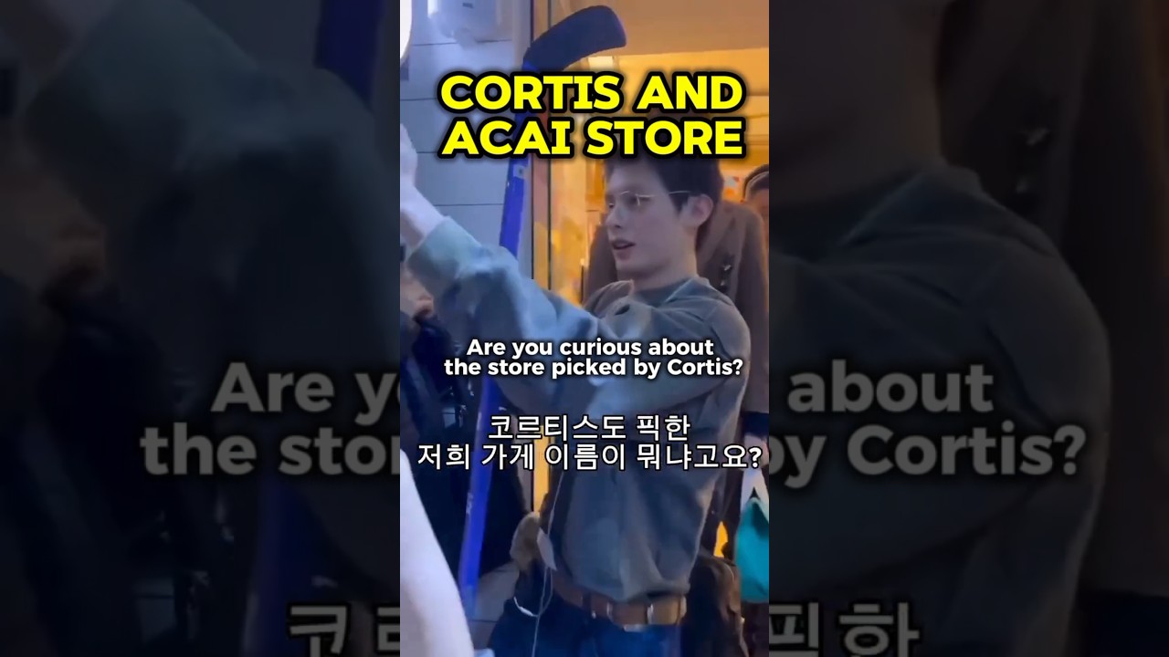A&ccedil;a&iacute; store promotional video with cortis✨️ #코르티스 #cortis #james #martin #seonghyeon #viral