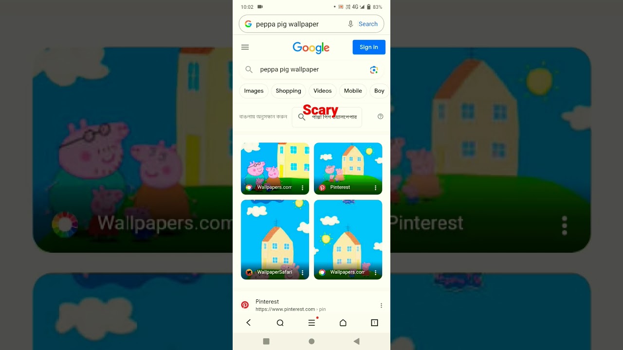 Peppa pig scary wallpaper . #shorts #shorts #scary