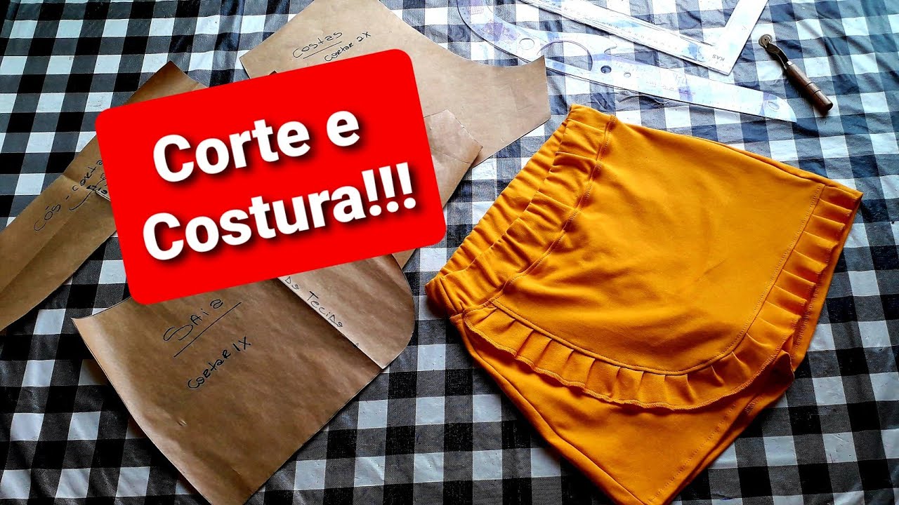 How to make a short skirt. Step by step with great tips.