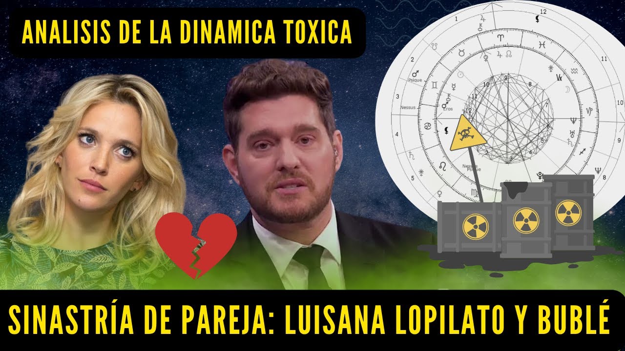 Sinastria de Pareja:  Luisana Lopilato y Michael Buble -  ANALISIS COMPLETO!☠️❤️‍🩹 #astrologia