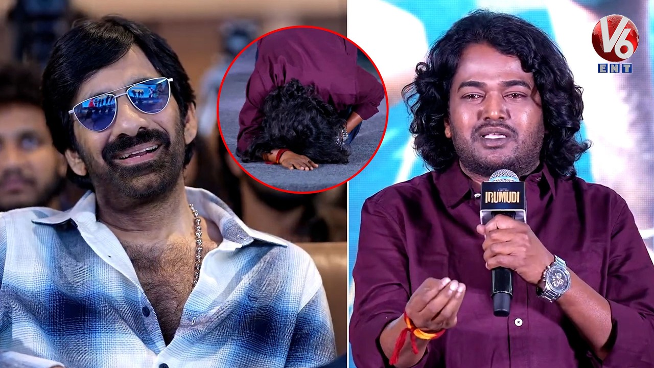 Actor Komaram Emotional Speech 😭 | IRUMUDI Movie Success Press Meet | V6ENT