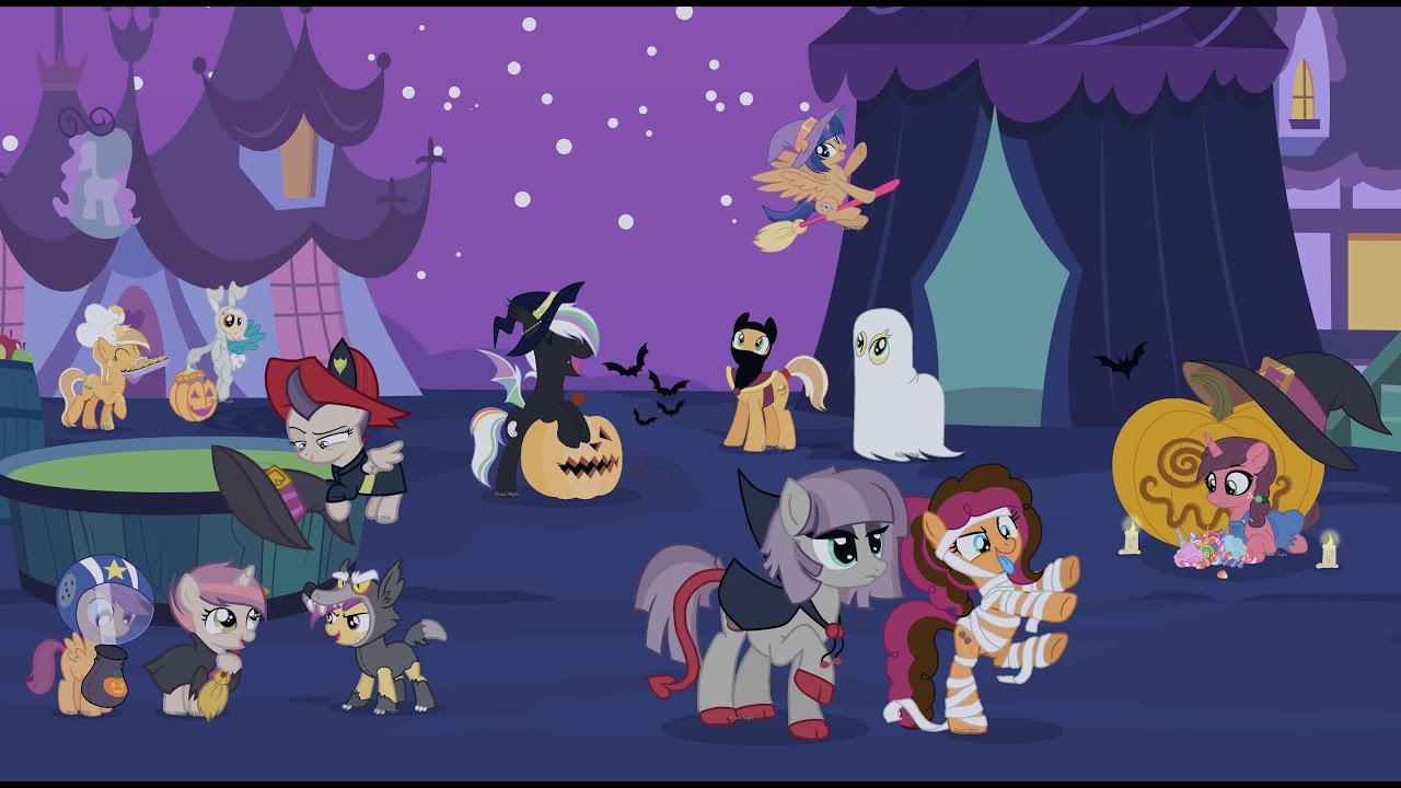 MLP (Next Gen) Happy Halloween~ (Speedpaint)(Base Edit)