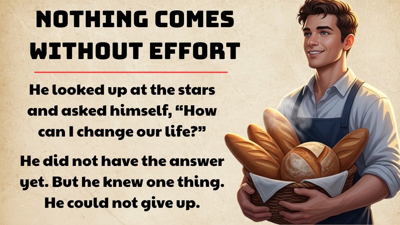 Don’t Give Up – A Short Story About Hard Work and Hope | English Level A2