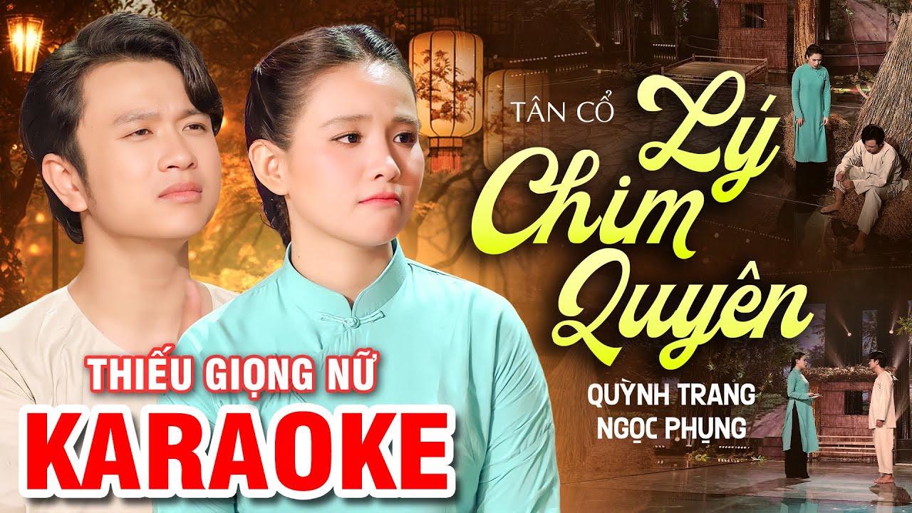 [KARAOKE Thiếu Giọng Nữ] Tân Cổ Lý Chim Quyên | Song Ca Cùng Ngọc Phụng
