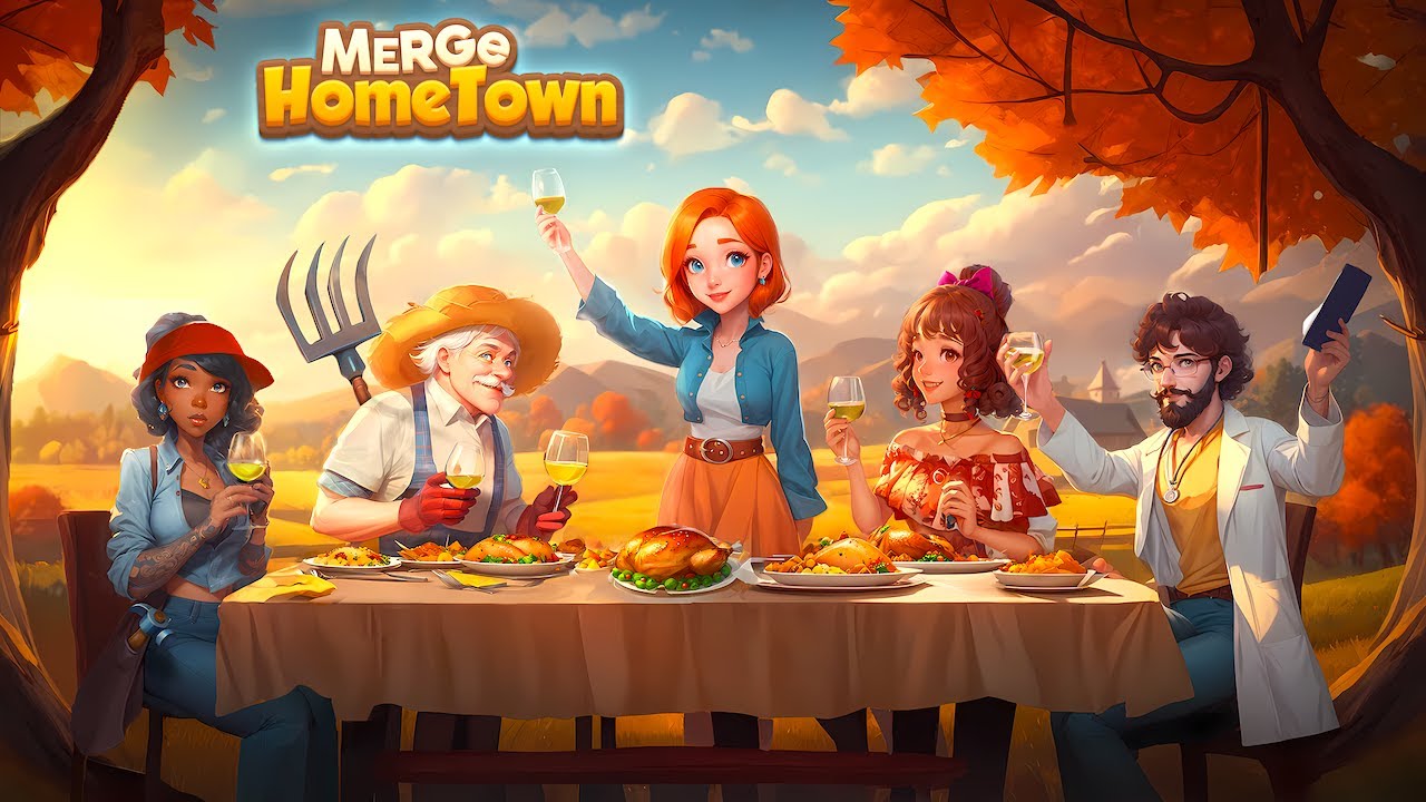 Merge Hometown: Merge Games | Town-themed Merge Games | New Merge Puzzle Game