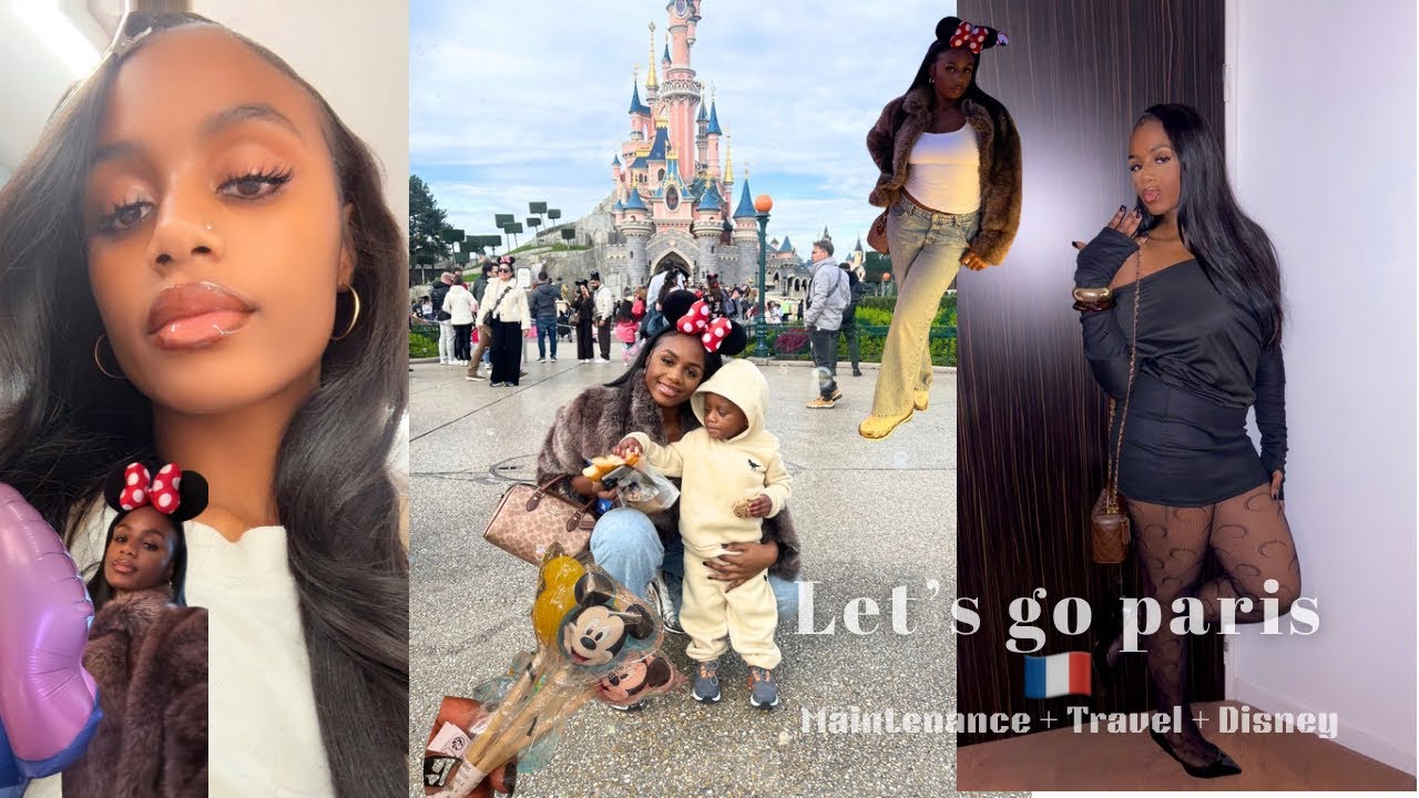 COME PARIS WITH ME 🇫🇷 + MAINTENANCE , DISNEY✨+ MORE 