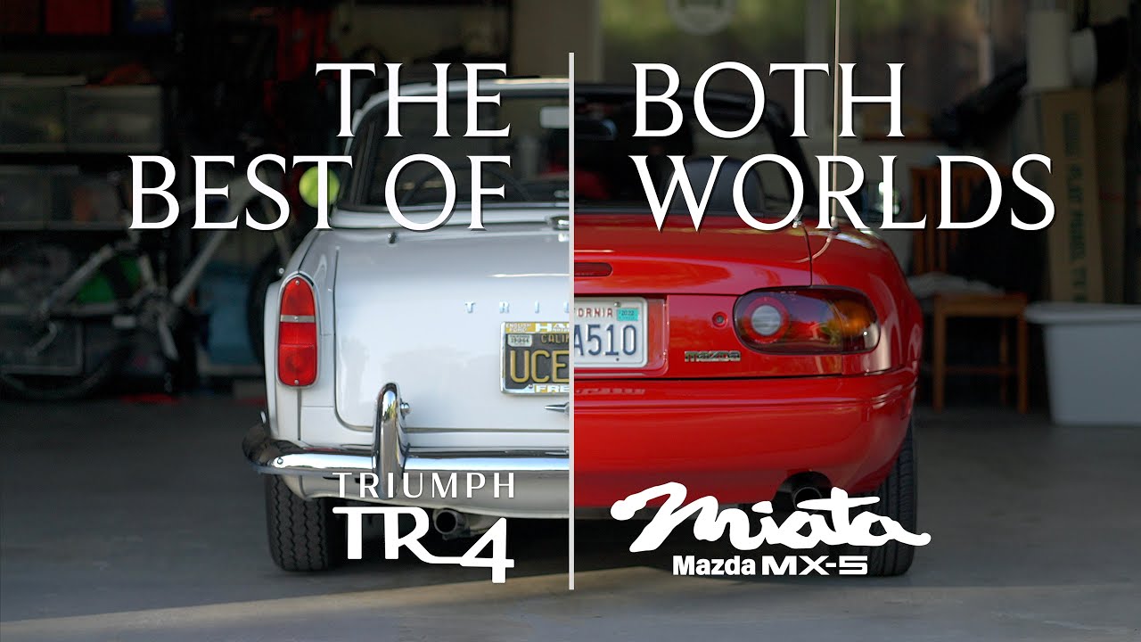 Mazda Miata 1991 года и Triumph TR4 1964 года — лучшее из обоих миров