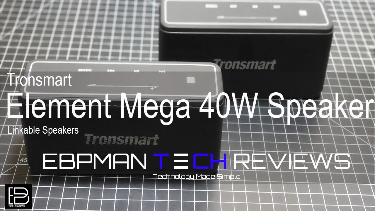 Tronsmart Element Mega 40W Linkable Speakers with Massive Bass